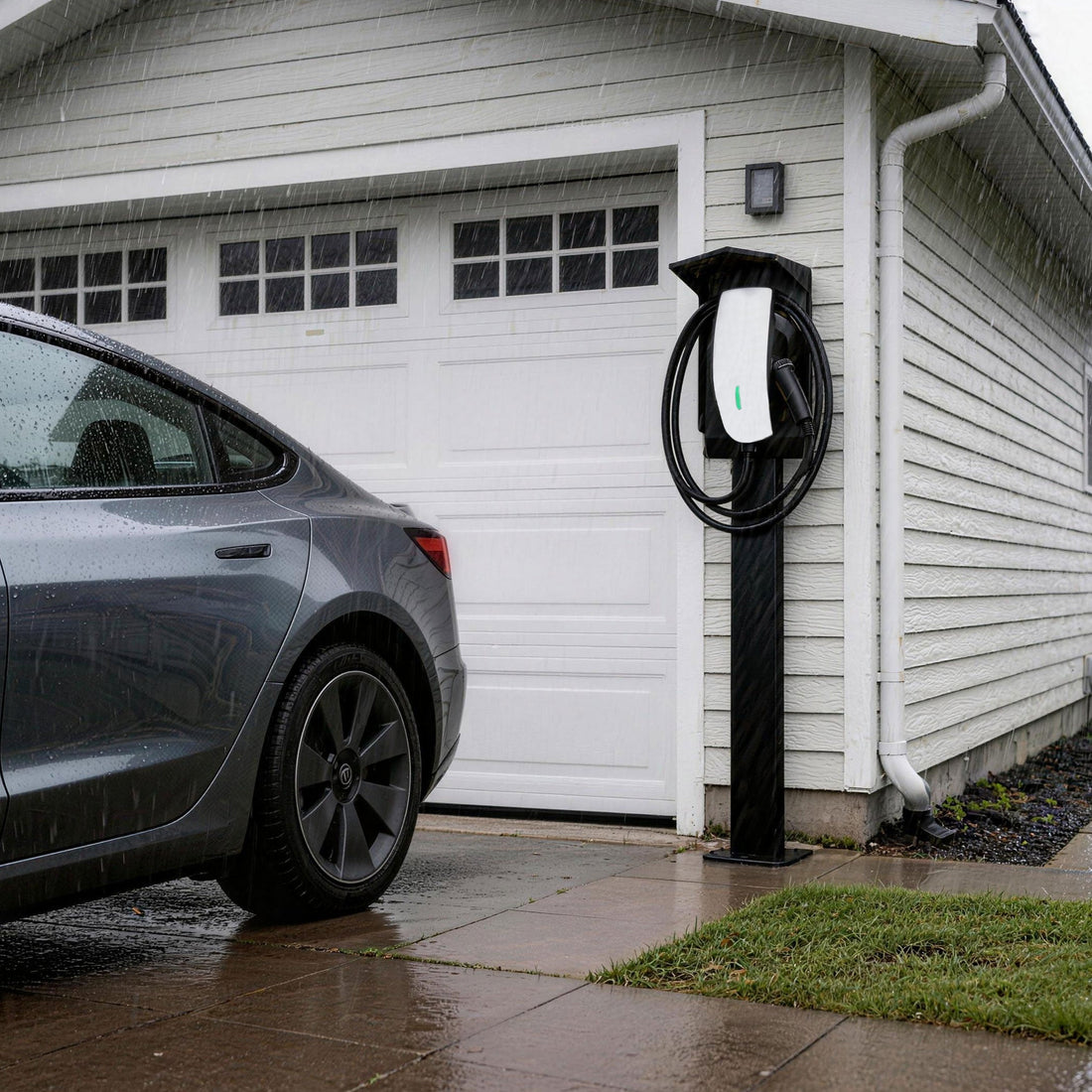 Aesthlf EV Charger Pedestal Installation Video | Outdoor EV Charging Stand Setup