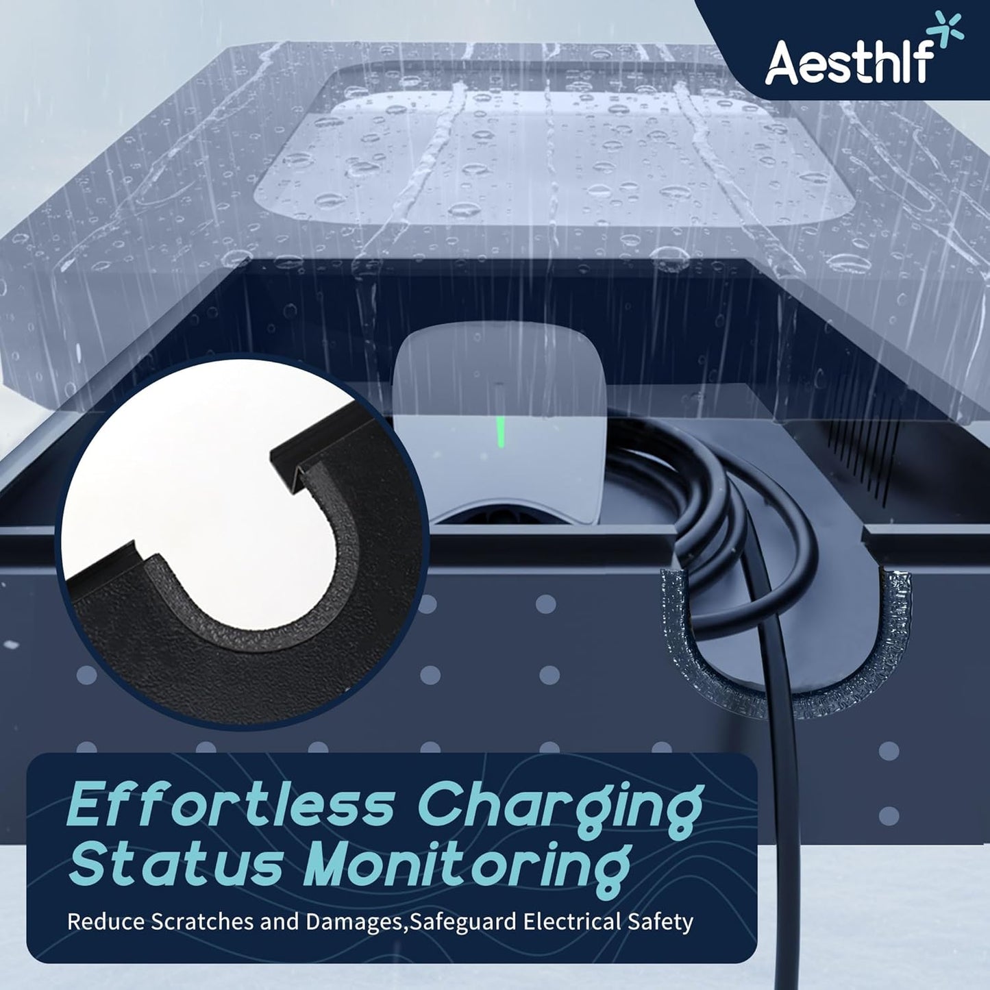 Outdoor EV Charger Enclosure Protect Lock Box
